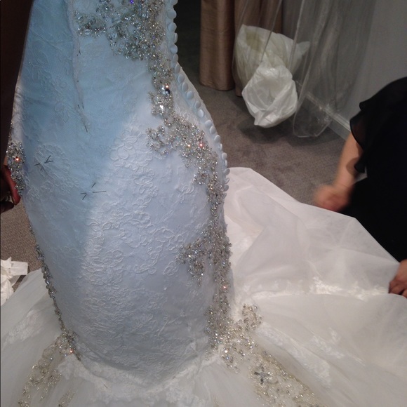 IVORY Mark Zunino Bridal Gown (MZ2-74519) - Picture 3 of 5